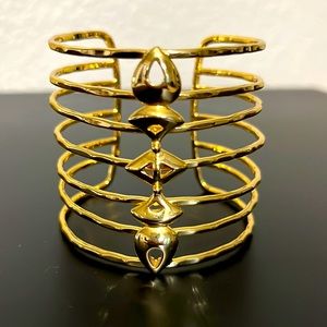 Stella and Dot Becker Cuff Gold Tone